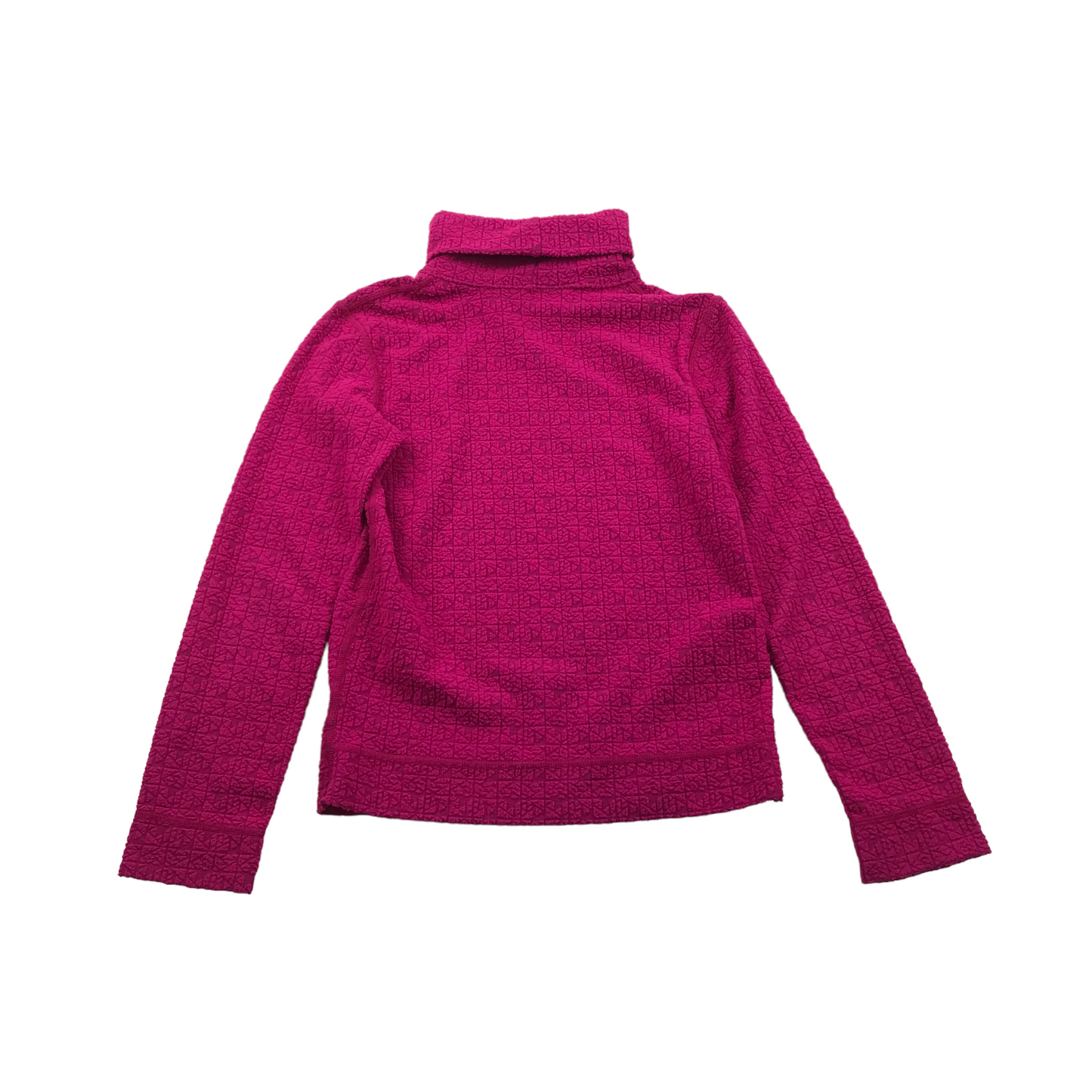 Decathlon Pink Thermal Top with Turtle Neck Age 10