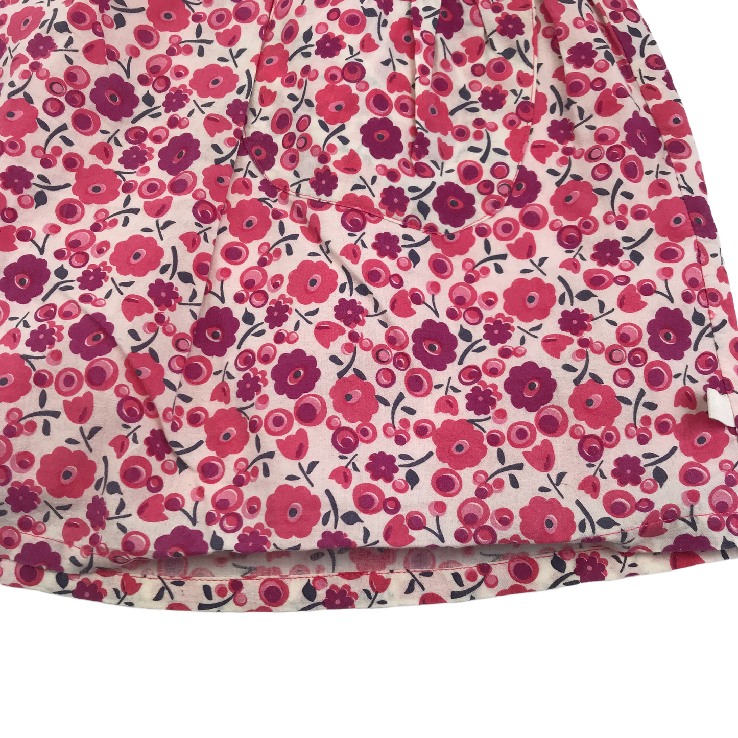 Frugi Pink Floral Organic Cotton Skirt Age 5