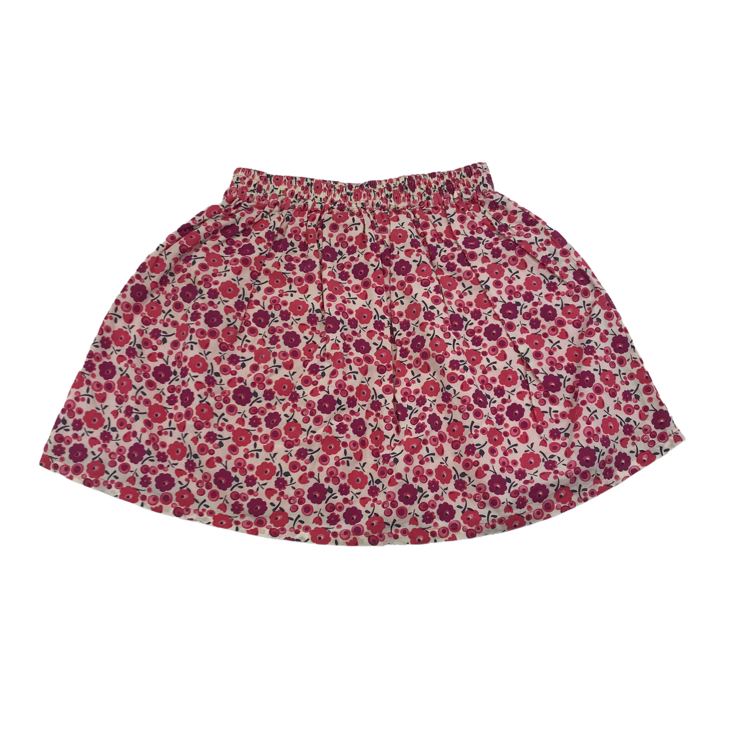 Frugi Pink Floral Organic Cotton Skirt Age 5