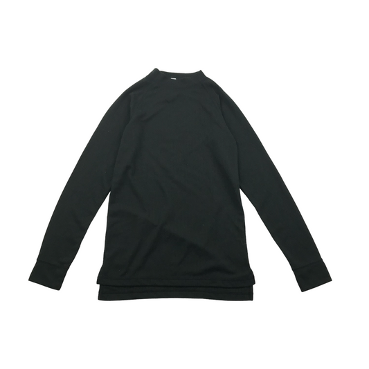 Ski Black Thermal Top Age 9