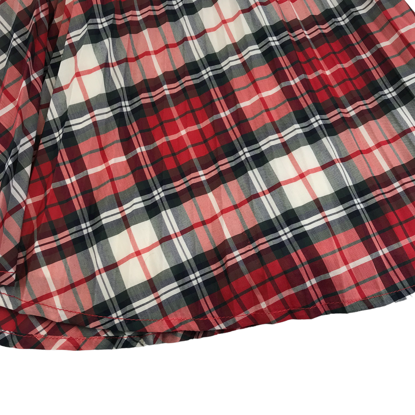 Gap Red Tartan Pattern Skirt Age 6