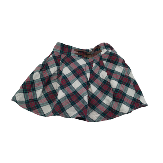 George Red Tartan Style Skirt Age 7