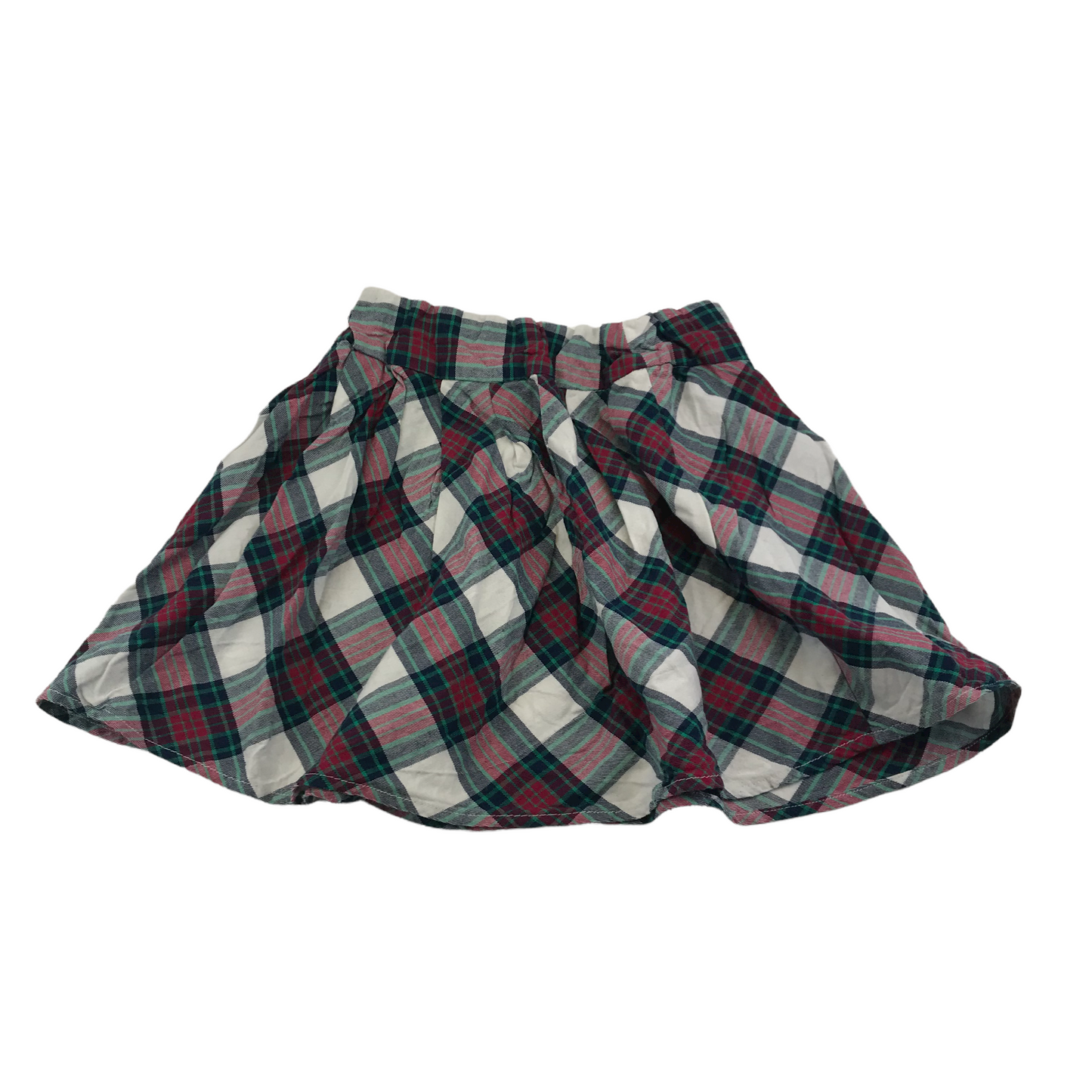 George Red Tartan Style Skirt Age 7