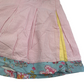 Joules Light Pink Stripy Floral Detail Skirt Age 8
