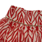 George Red and White Pattern Skirt Age 8