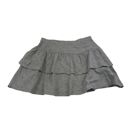 H&M Grey Frilled Jersey Skirt Age 8