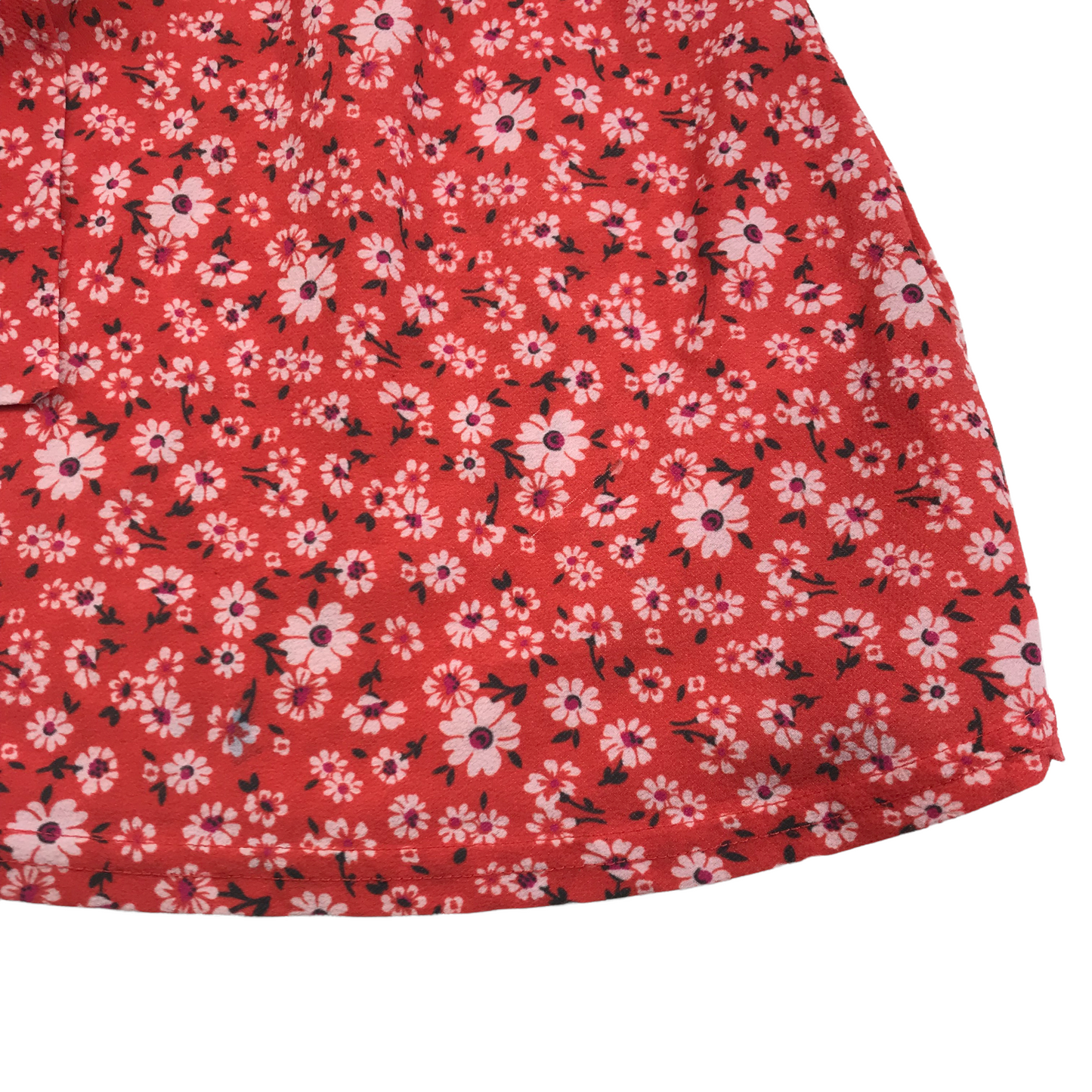 Cosmic Kids Red Floral Skirt Age 8