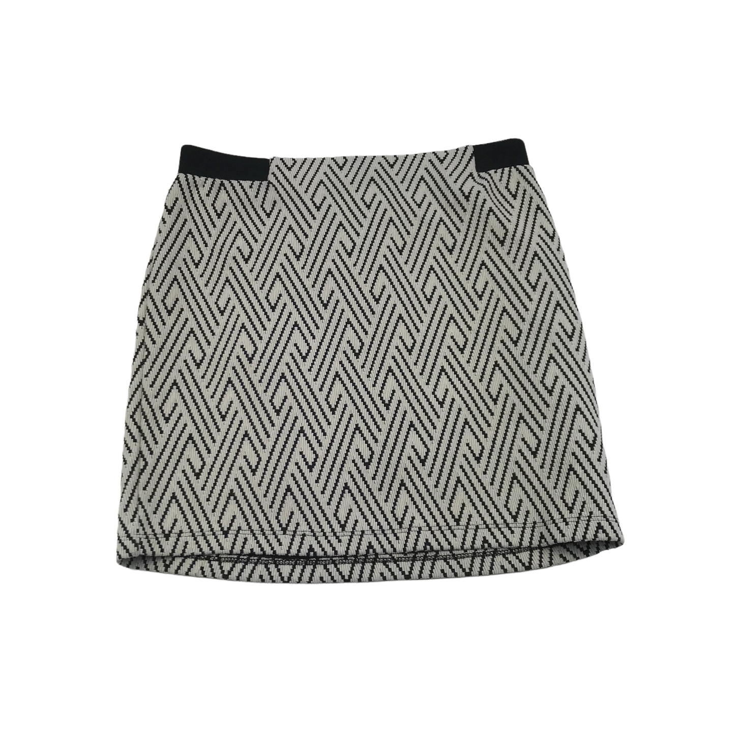 M Co Kylie White Pattern Pencil Skirt Age 13 ApparelXchange CIC