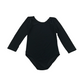 Black Plain Leotard