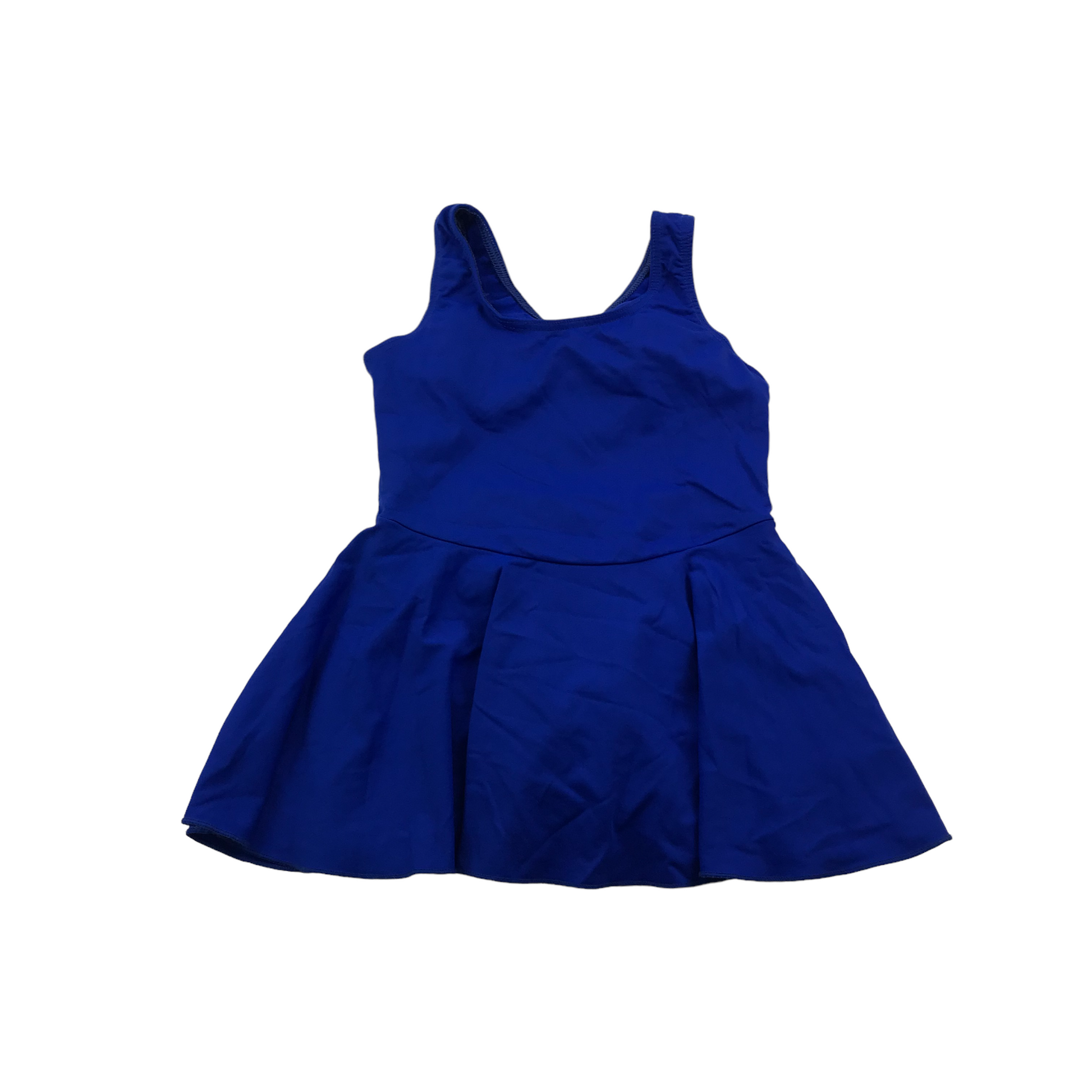 Roch Valley Royal Blue Sleeveless Skirted Leotard Age 7 8