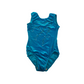 Z Blue Velvet Sleeveless Leotard Age 12-14