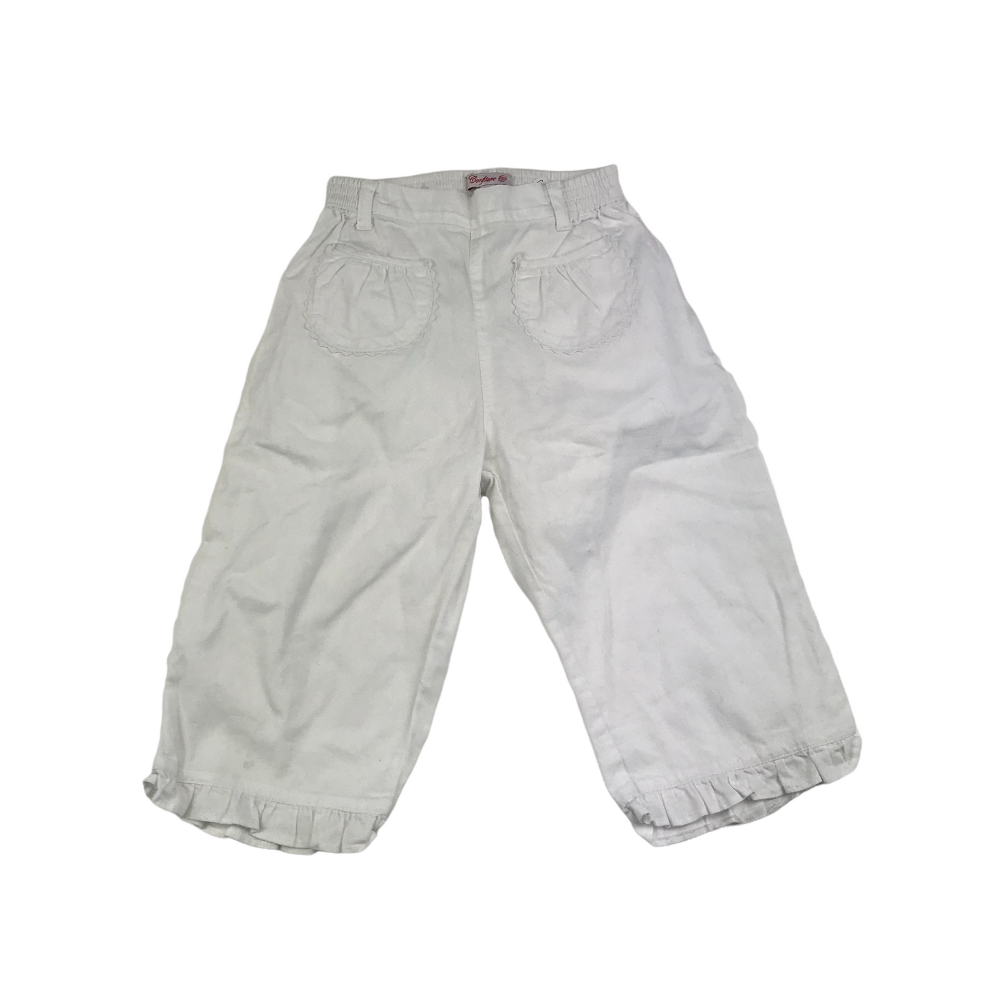 Configure White Capri Shorts Age 6