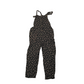 Next Black and Beige Floral Dungarees Age 8