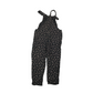 Next Black and Beige Floral Dungarees Age 8