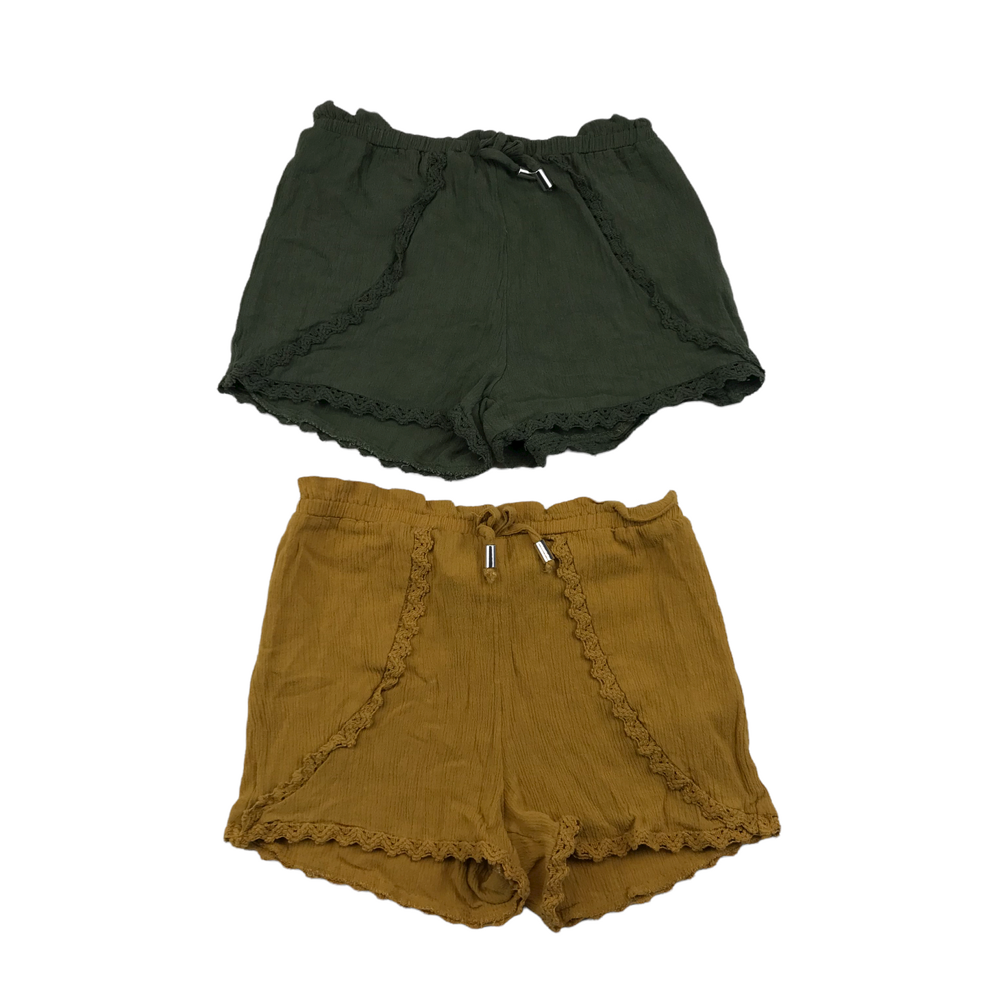 Primark Bundle of Yellow and Green Shorts Age 7