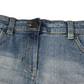 Nutmeg Embroidery Denim Shorts Age 10