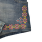 Nutmeg Embroidery Denim Shorts Age 10