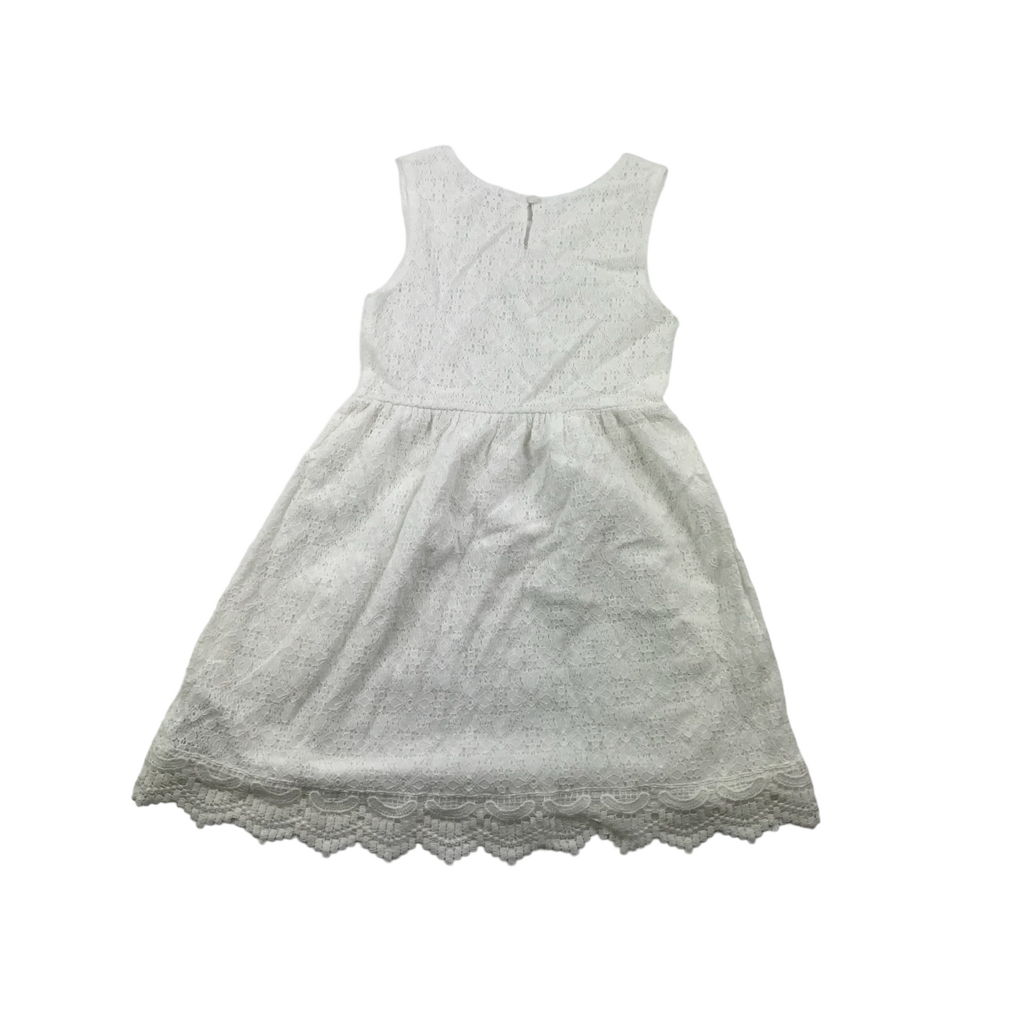 H&M White Lace Dress Age 8-9