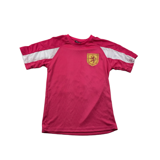 PMAS Scotland Pink Football Kit Age 9