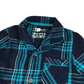 Tu Navy and Turquoise Checked Pyjama Set Age 5
