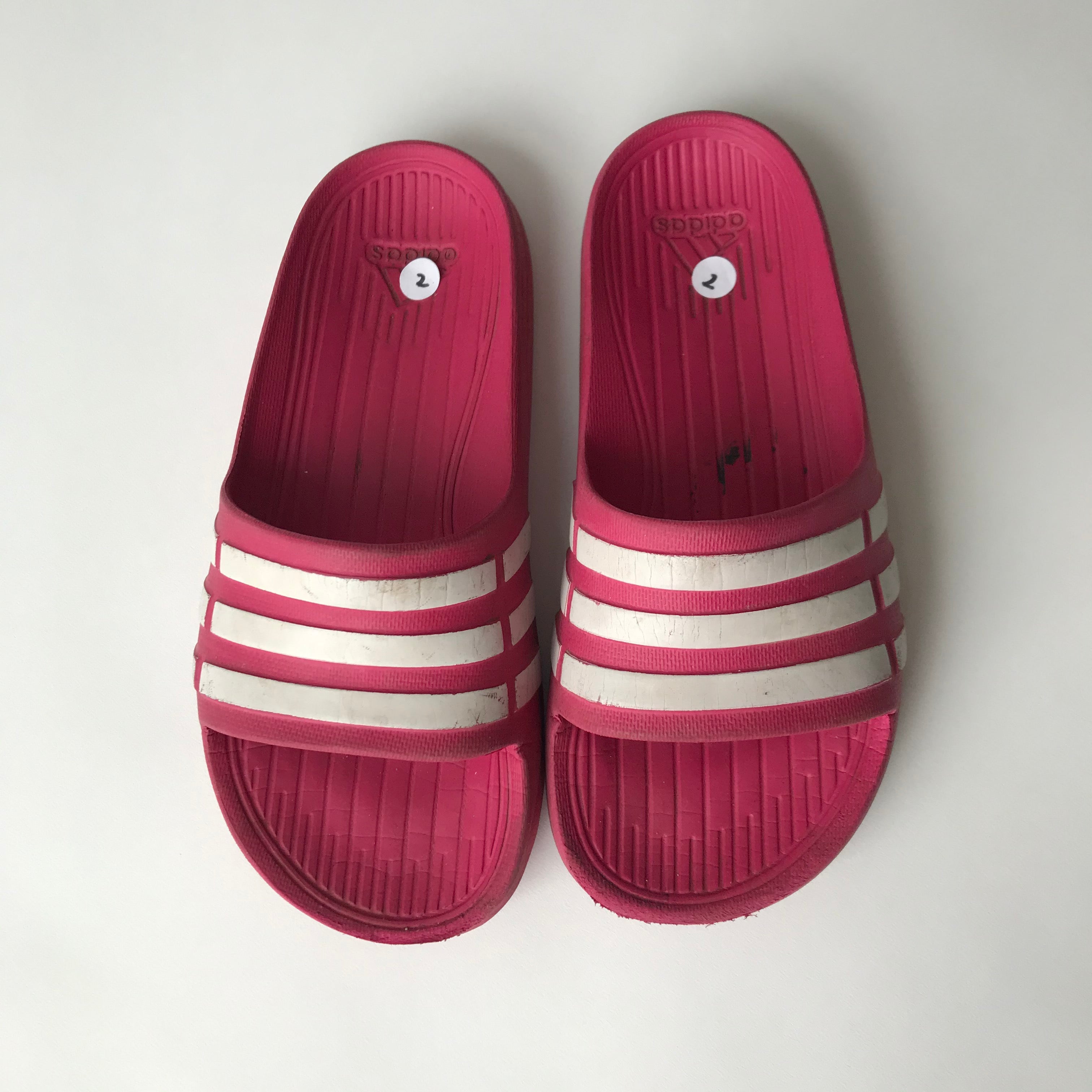 Adidas sliders clearance size 2