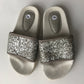 Sliders - Silver Glitter - Shoe Size 12 (jr)