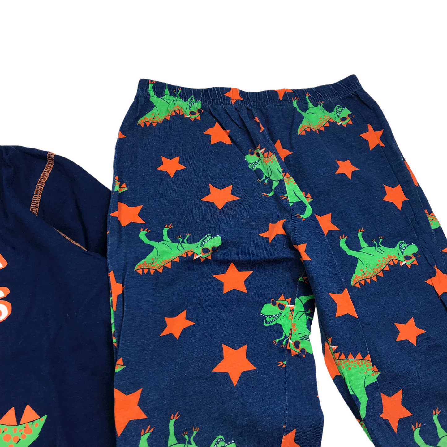 Navy Blue Snooz-a-saurus Pyjama Set Age 6
