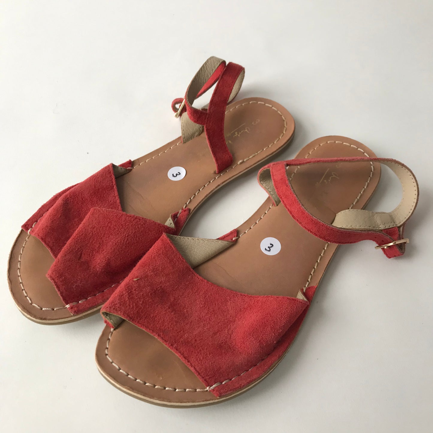 Sandals - Red Clay - Shoe Size 3