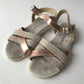 Sandals - Golden Leather - Shoe Size 1