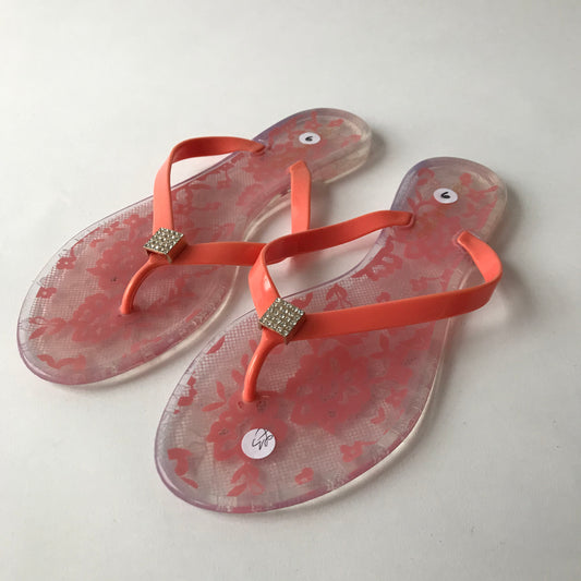 Sandals - See-through Flip Flops - Shoe Size 6