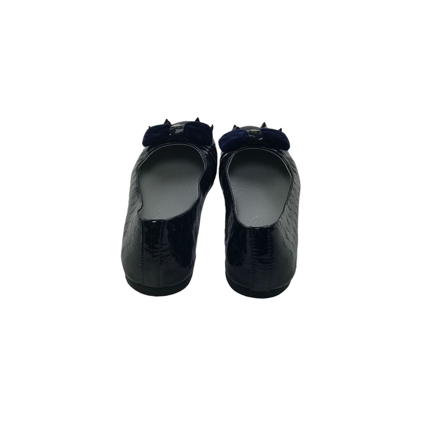 Armani Ballerina shoes Shoe Size 13 junior Navy Blue Quilted Pumps