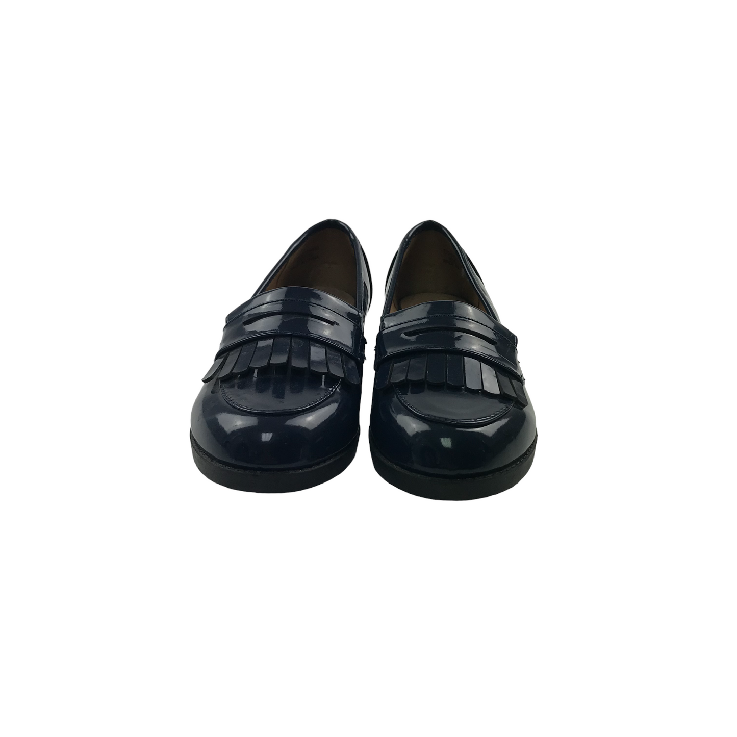 M&S Navy Blue Tassel Loafers Shoe Size 13 junior