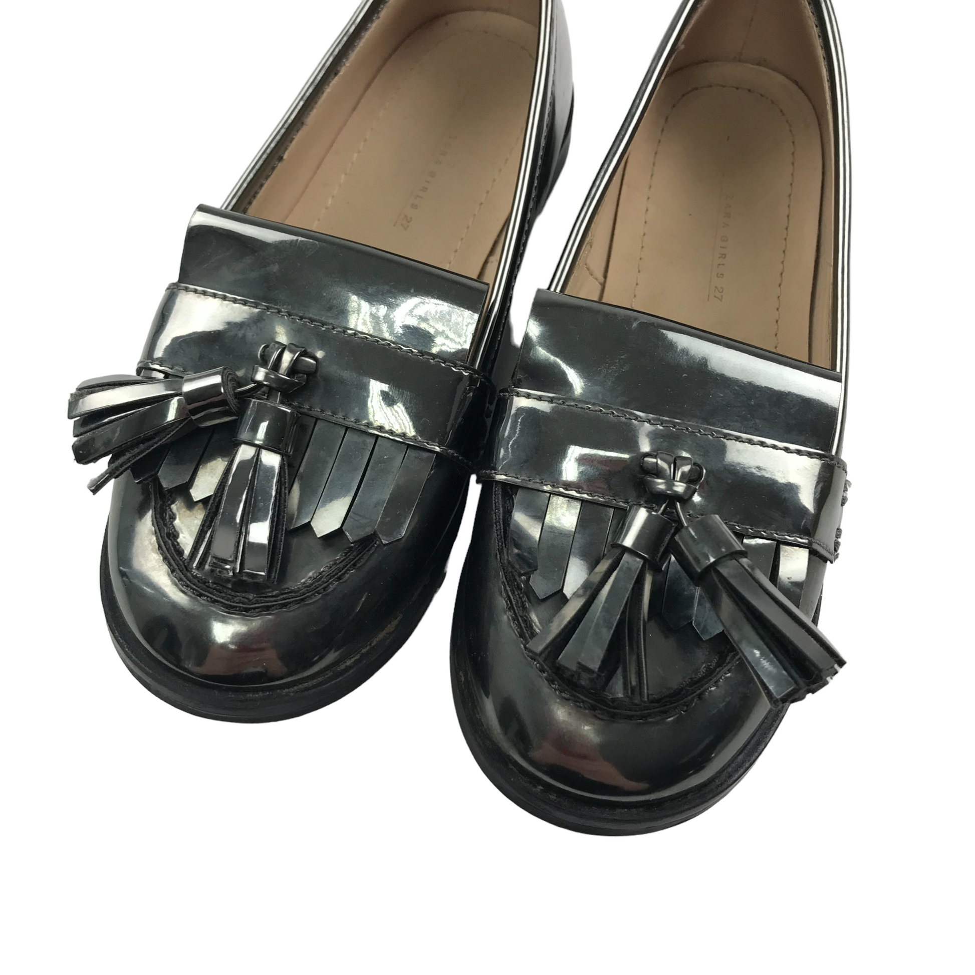 Zara loafers with hot sale tassels