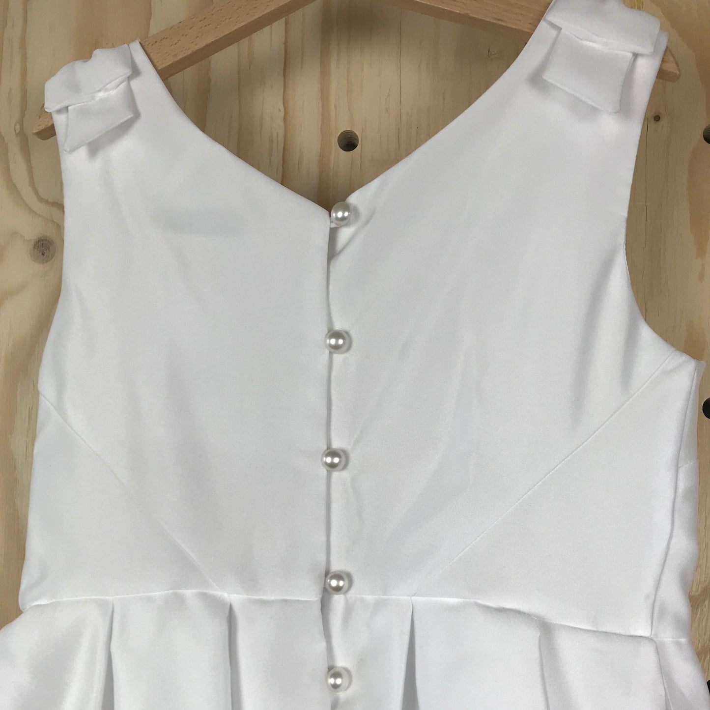 M&S White Midi Formal Dress Age 9