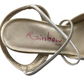 Rainbow Club White Heel Sandals Shoe Size 1