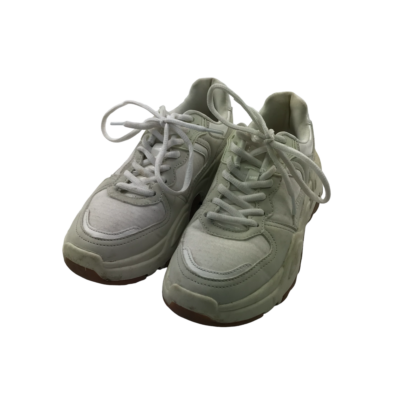 Bershka White Trainers Shoe Size UK 5 EUR 38