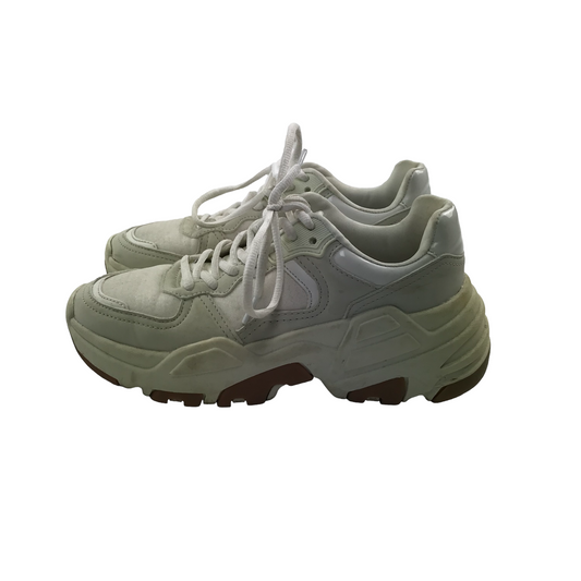 Bershka White Trainers Shoe Size UK 5 EUR 38
