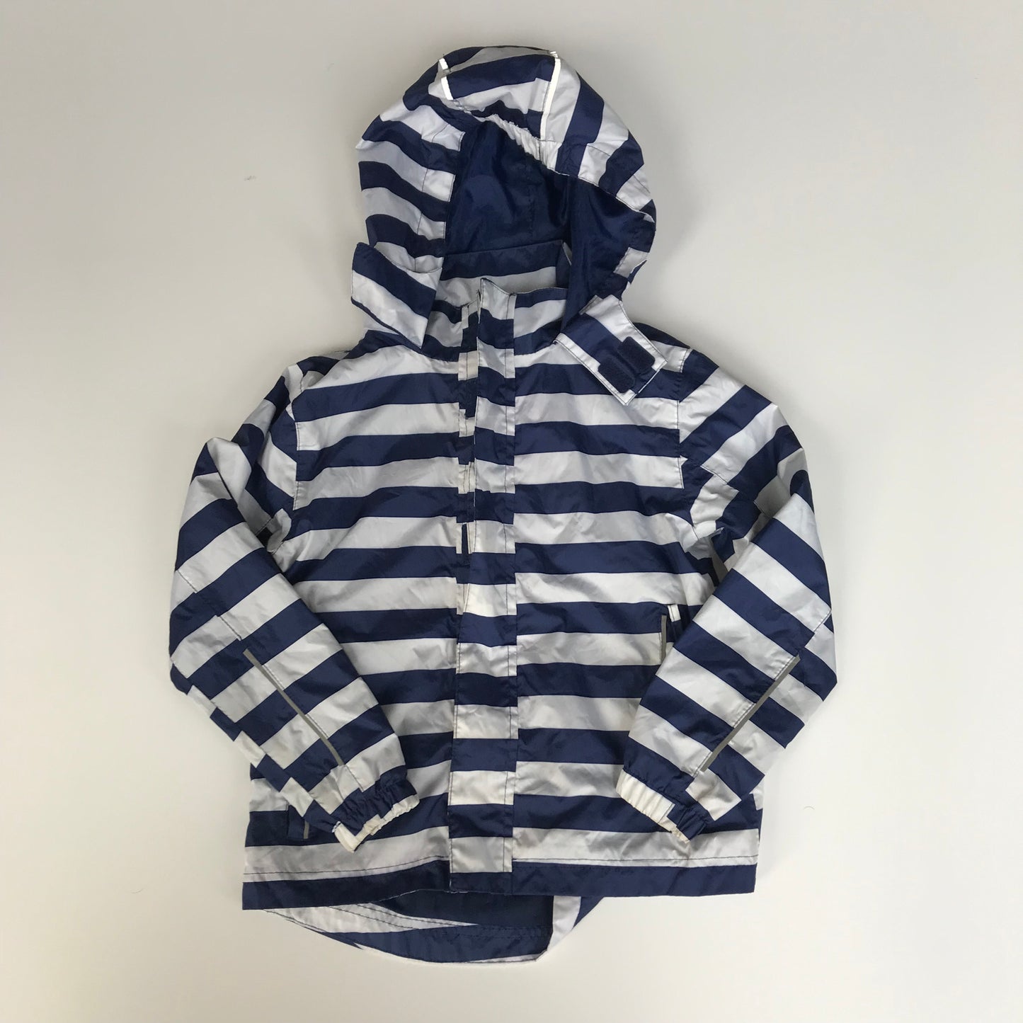 Crane Blue and White Stripy Light Jacket Age 7