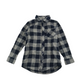 Pep & Co Grey and Blue Checked Shirt Age 6