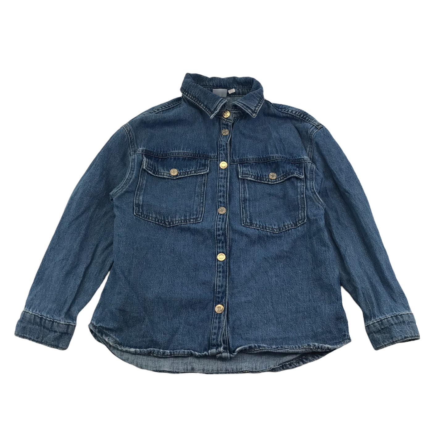 Zara Blue Denim Shirt Age 11