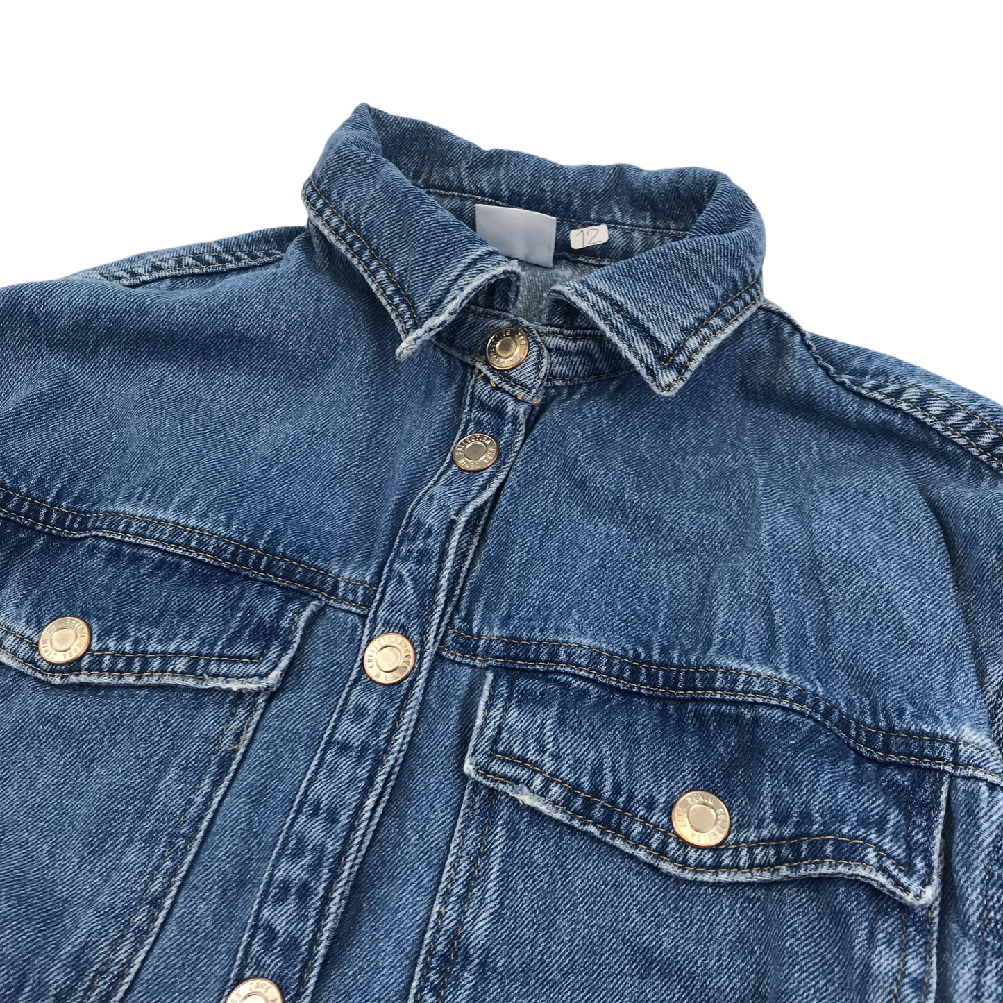 Zara Blue Denim Shirt Age 11