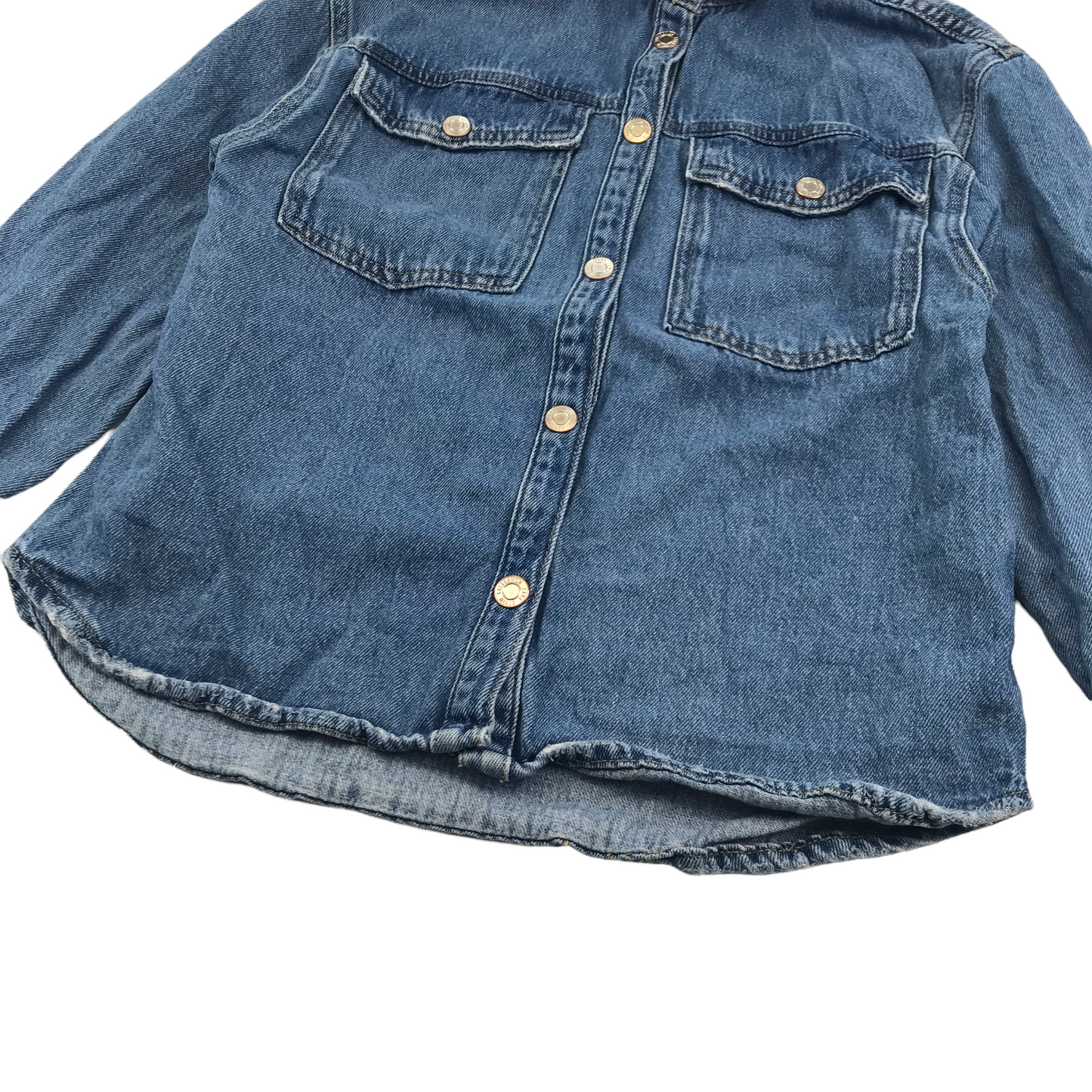 Zara Blue Denim Shirt Age 11