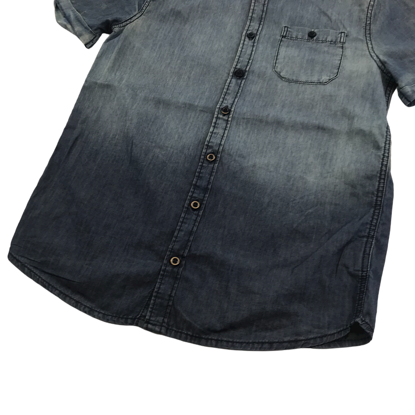 F&F Kids Blue Denim Styled Shirt Age 12