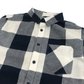 M&S Navy Checked Shirt Age 12