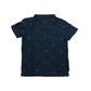 Tu Navy Blue Palm Trees Polo Shirt Age 5