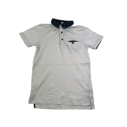 Next White Polo Shirt Age 7