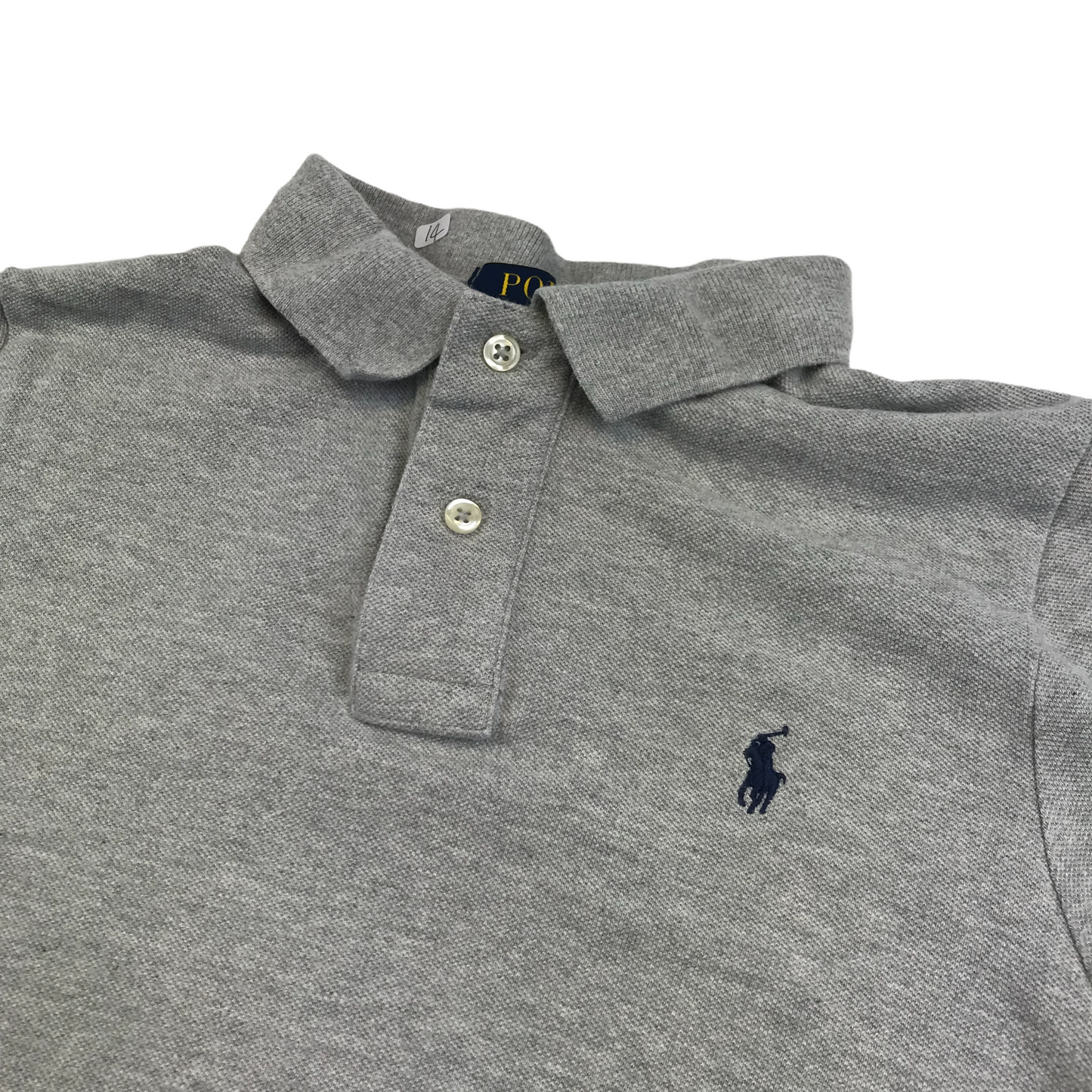 Ralph Lauren Grey Polo Shirt Age 14