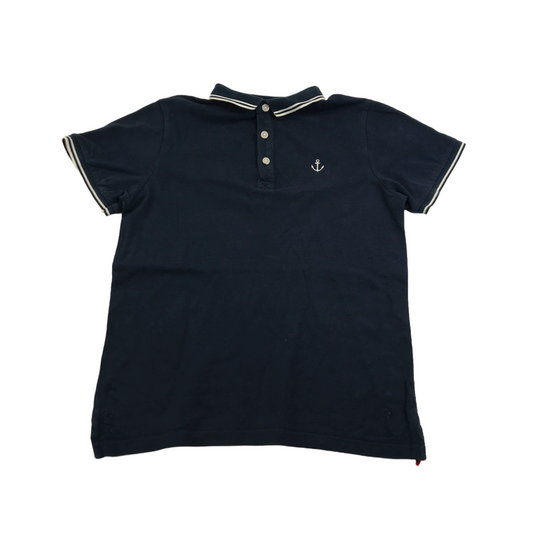 Tu Navy Blue Polo Shirt Age 12