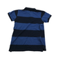 H&M Navy and Blue Stripy Polo Shirt Age 12
