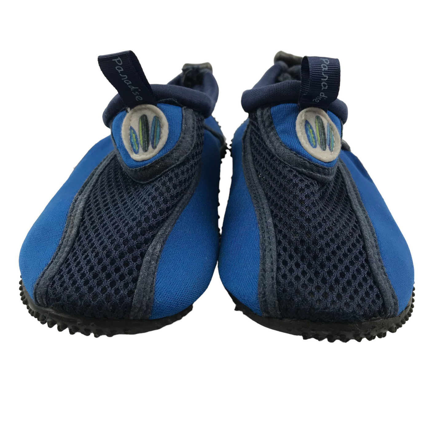 Paradise Navy Aqua Shoes Size 12 Junior